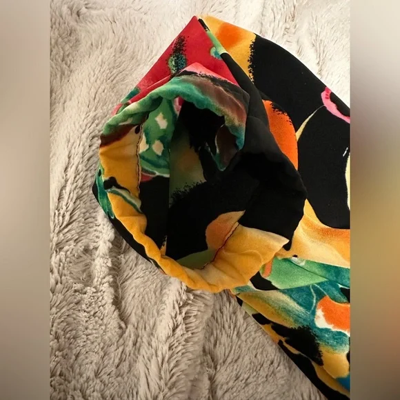 Vintage Erin London Tropical Safari Colorful Lightweight Jacket - Picture 12 of 14